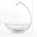 Stainless Steel Fruit Basket With Banana Hanger