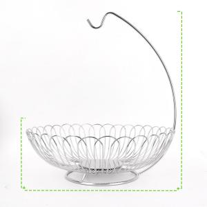 stainless steel creative fruit vegetable basket with hook