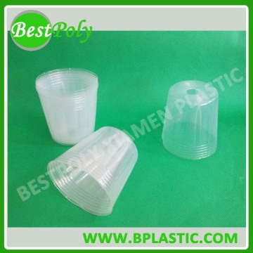 Cheap transparent softflower pot orchid pot black plastic nursery pots