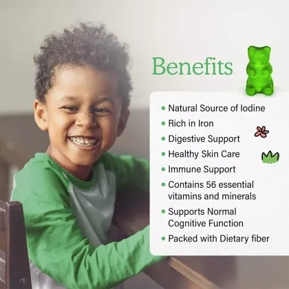 Natural Sea Moss Gummies for Kids' Immune Health