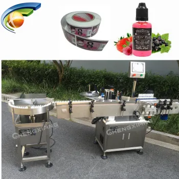 2017 New design labeling machine,10ml bottle labeling machine