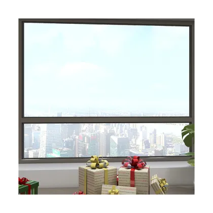 Customizable Balcony Panoramic Double Glazed Floor-to-Ceiling Fixed Windows