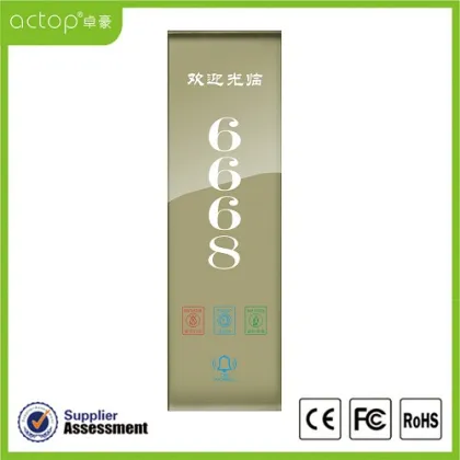 Smart Hotel Electrical Number displaly Doorplate