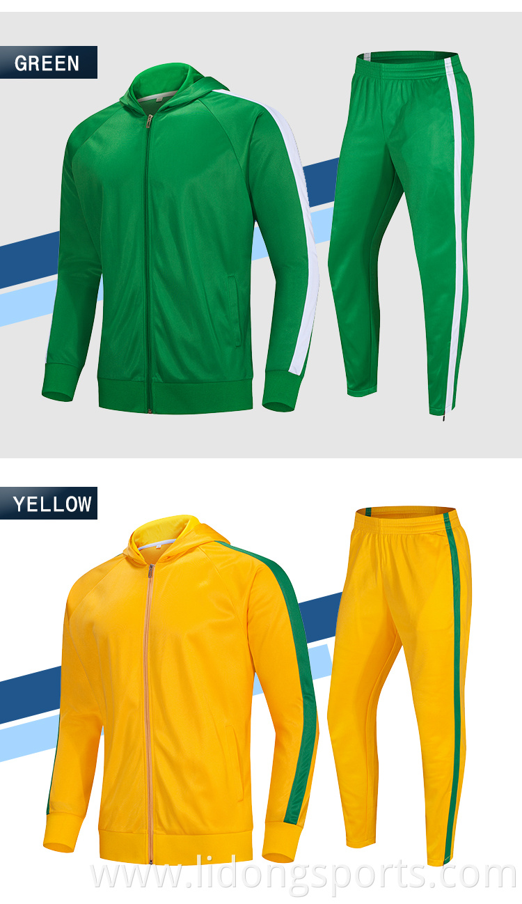 Xsunwing Wholesale Custom Tracksuits Multi-Color Polo Neckline