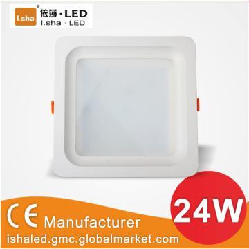 LED downlight 24W,3000-3300k/4000-4400k/6000-6400k,dimmable,