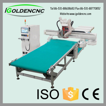 Year-end promotion factory price wood door cnc machine nesting with automatic loading and unloading system