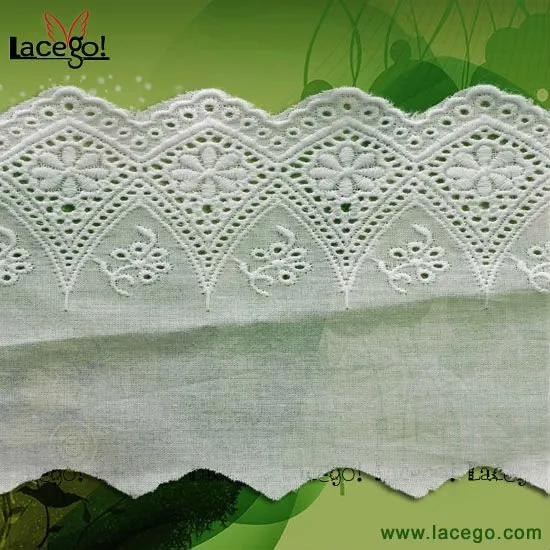 Fashion New Design Embroidery Flower Lace