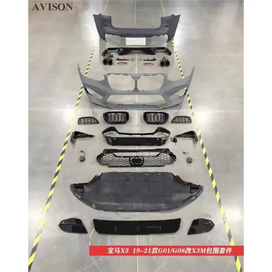 High-Quality Auto Parts Body Kit for BMW X3 G01 G08 2018-2021 Modification to XM3 with Bumper Grille