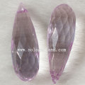 Sparking Transparent Acrylic Faceted Teardrop Pendant Charm Beads