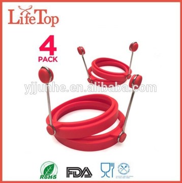 Silicone Egg and Pancake Ring Mould Cooker for Poaching and Frying