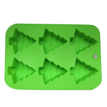 Christmas tree silicone cake mold, LFGB and FDA certified