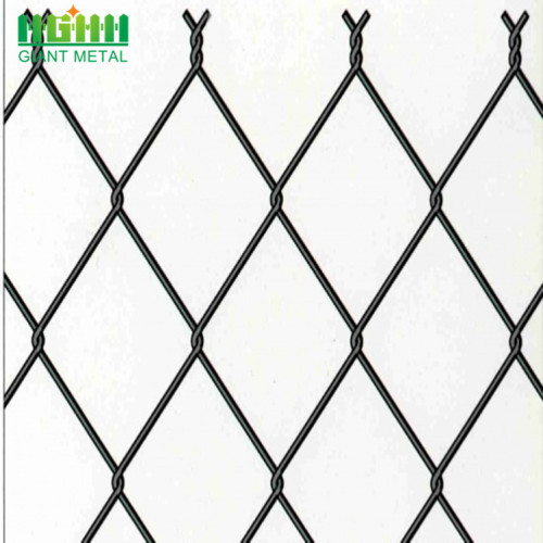 Galvanized 6ft Chain Link Fencing dengan Wire Barbed