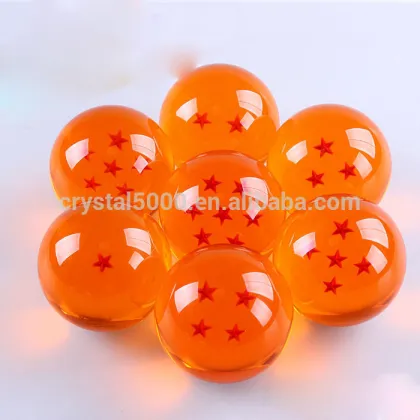 dragon ball crystal balls colorful glass small ball