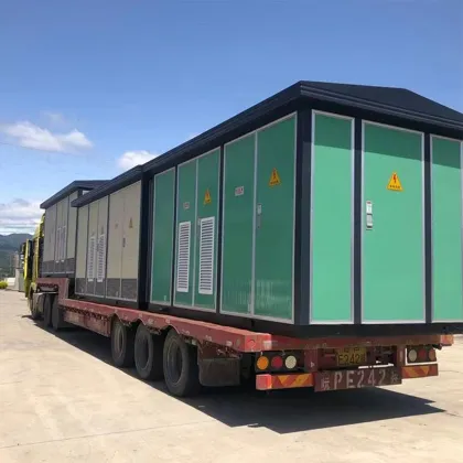 European box-type substation - frame production