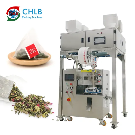 Automatic Triangle Pyramid Nylon Tea Bag Packing Machine for Inner and Outer Tea Bags