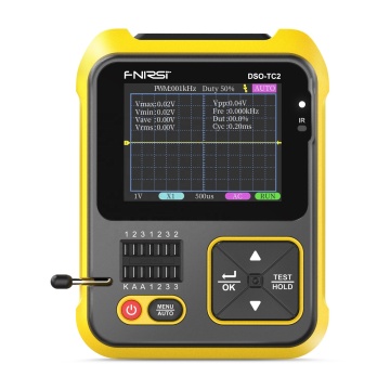 Handheld Digital Oscilloscope with LCR Transistor Tester and PWM Square Wave Output - DSO-TC2