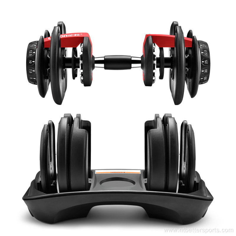 Custom weight 50kg adjustable weights lifting dumbbell set