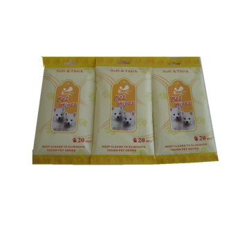 Competitive Price Disposable Pet Deodorant Wet Wipes