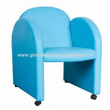 PU Tub Chair with Nylon Castors
