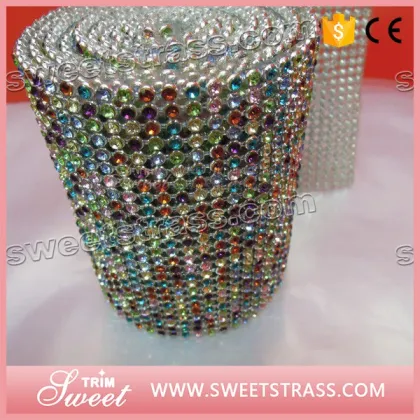 diamante mesh trimming