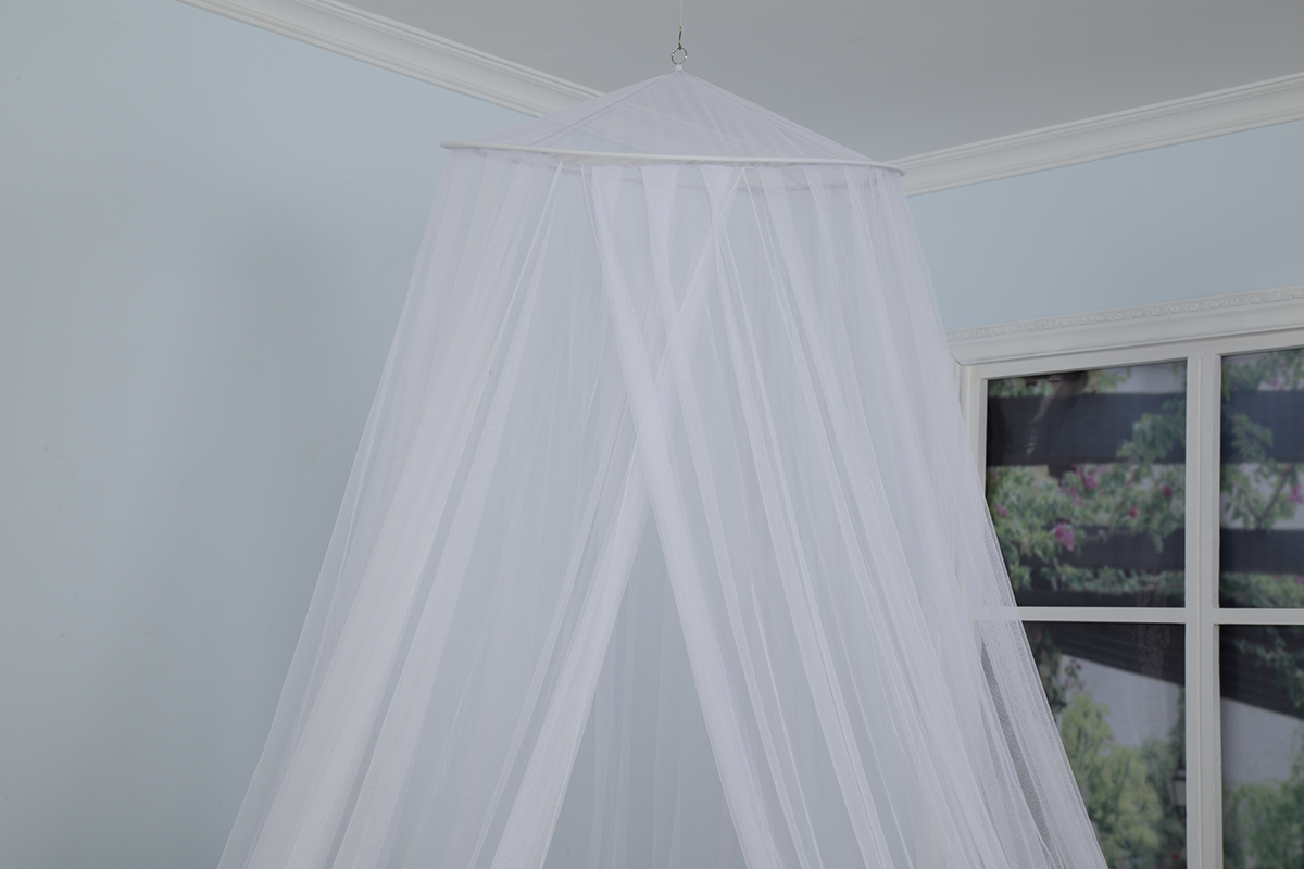 Elegant Round Lace Umbrella Curtain Bed Canopy