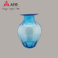 Ato Blue Nordic Simple Glass Vase Ornament Vaases