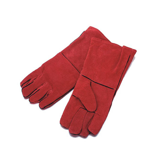 Welding Gloves Red Welder Gloves Fjy-3106