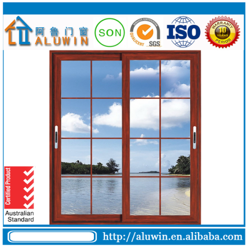 Aluminum Sliding Window With Grid, High Quality Aluminum Sliding Window