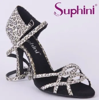 Brand popular Rhinestones Women's Latin dance shoes Ballroom Salsa Samba dancing shoes