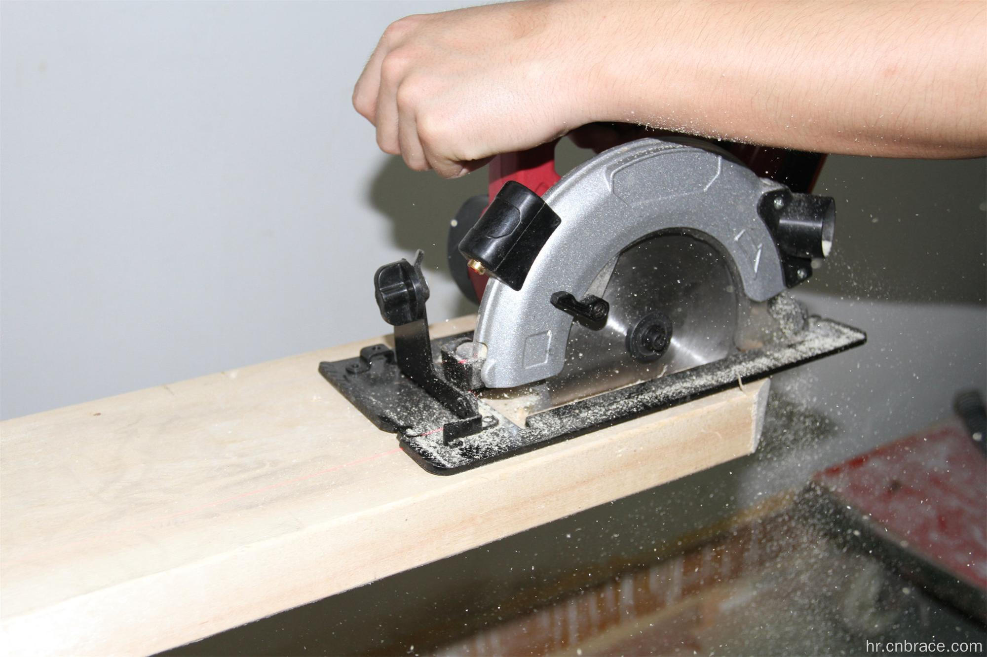 20V bežična 165 mm kružna pila za drvo za drvo