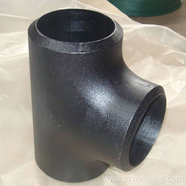 tee with solid rigid polyurethane coating pipe fittings