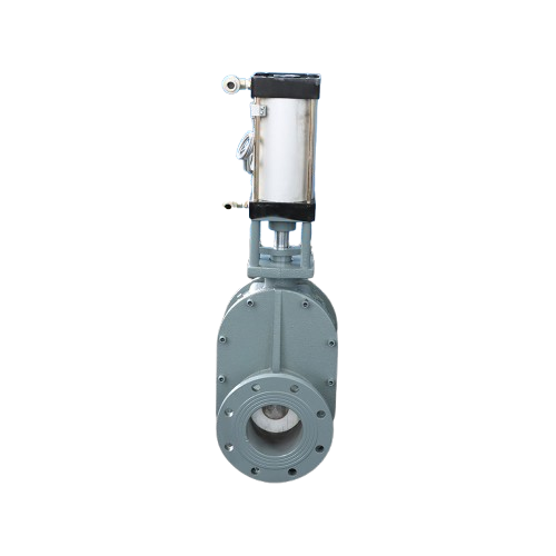 Пневматическая передача кормового клапана с двойным зародом