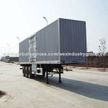 13M 3 Axle Van Transportation Semi Trailer