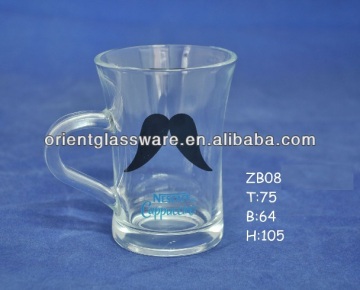 Hot summer coffee mugs with small handle