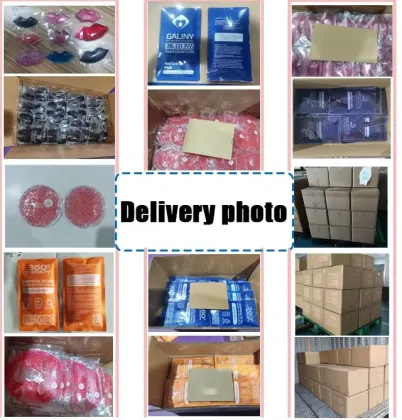 Custom Reusable Sports Cold Compress Gel Ice Packs in Multiple Sizes