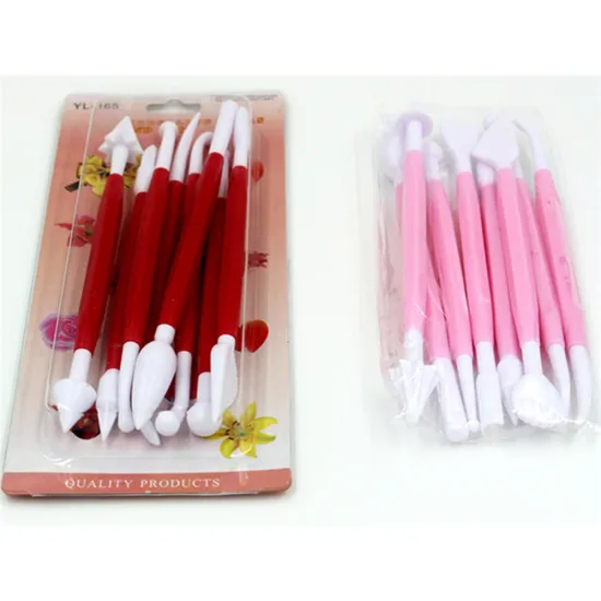 factory 8pcs baking carve fondant cake deco pen for baking decoration tools
