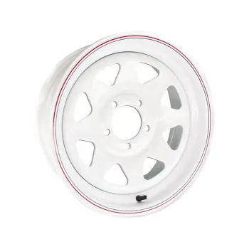 13x4.5 Trailer/Boat Wheel Small Tractor Trailer White Steel Rim