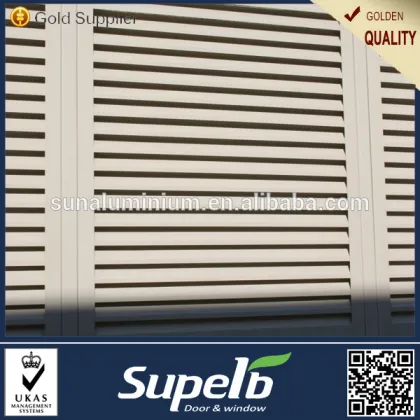 Building aluminum shutter door louver door