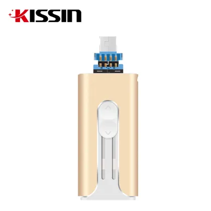 3-in-1 OTG USB Flash Drive 16G-256G for Samsung Apple Android Phones