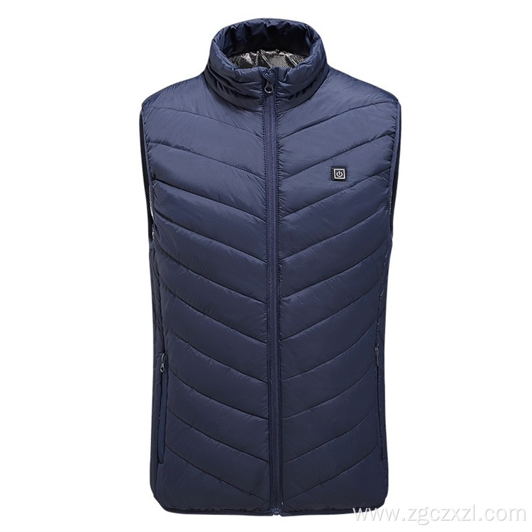 Two-zone smart heating in winter vest