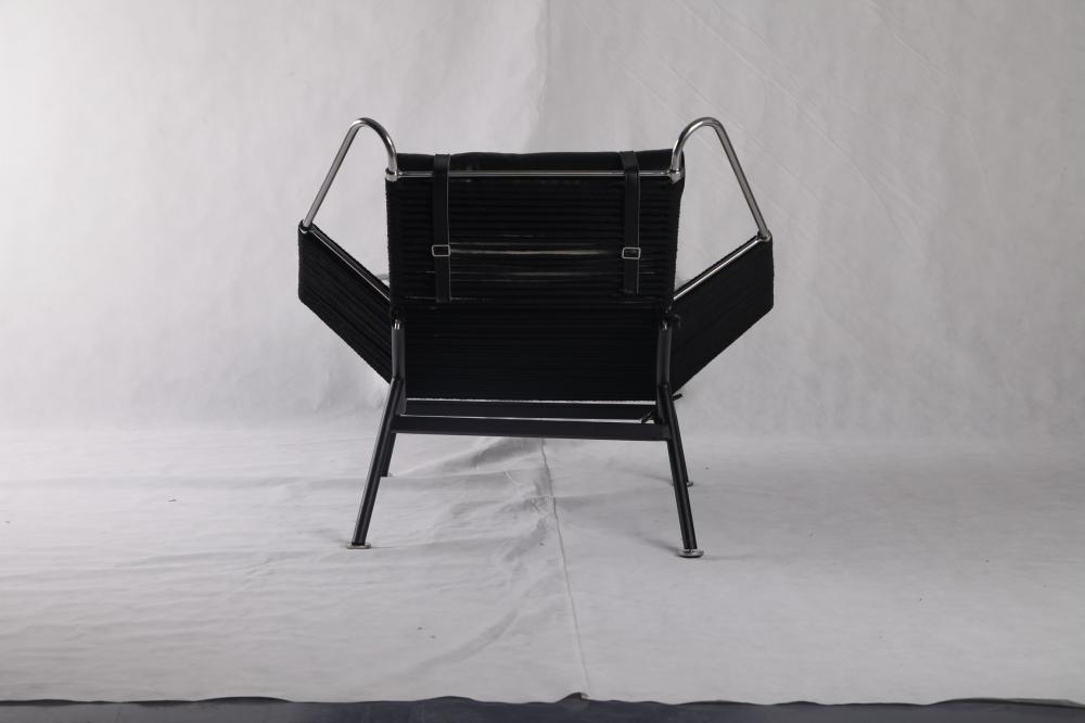 أسود PP225 هانز فيجنر العلم نسخة Halyard كرسي