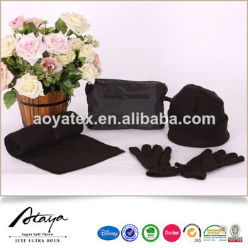 designer scarf and hat set,cute scarf hat gloves sets