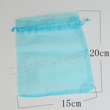 Top quality selection 21colors organza bags 15*20cm ,Drawable gift bags & pouches