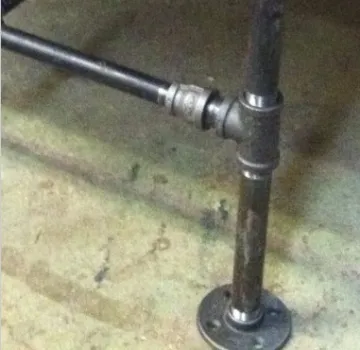 3/4 inch malleable flange floor for shop shelf