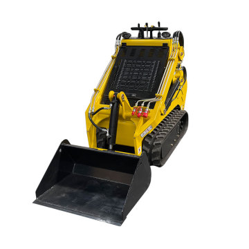 China Mini Front Loader Machine with Gasoline Engine and Crawler Track