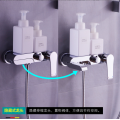 Bathroom wall mounted brass bathroom shower mixer faucet with slide bar Copper Sliding Column Head Sprayer