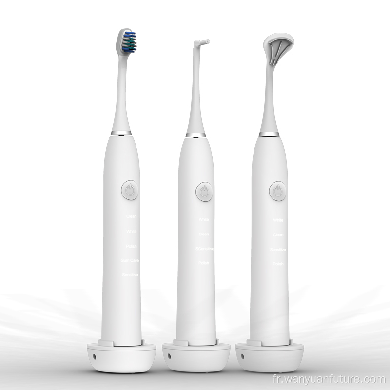 Brosse à dents Ultrasonic Brosse brosse à dents ensemble pour les adultes