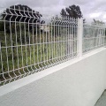 PVC Spray coated diamond curved wire mesh