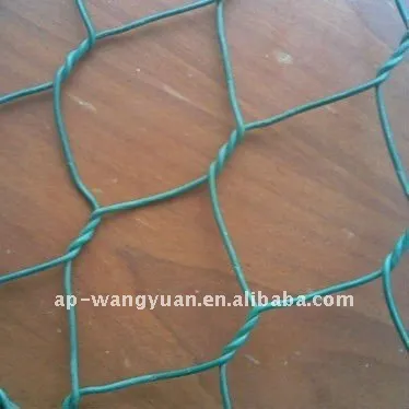 PVC coated hexagonal wire mesh