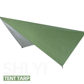 2022 High-Quality Waterproof Windproof UV-Proof Hammock Cover Tarp for Camping - Green